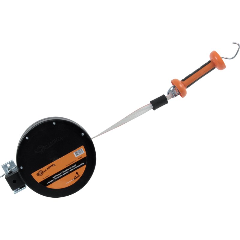 Torset Gallagher Torrolle Breitband 010844 – Torgriffset mit Bügel, 15 m, Weiß
