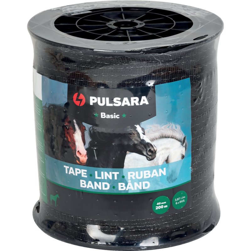 Pulsara Breitband Basic, L 200 m, B 40 mm, Terra-Schwarz Pulsara 082803 – Breitband in der Farbe: Terra Pulsara