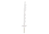 Hobbypfahl L 75 cm, Kunststoff, Weiß, 10 Stück Gallagher 057849 Gallagher
