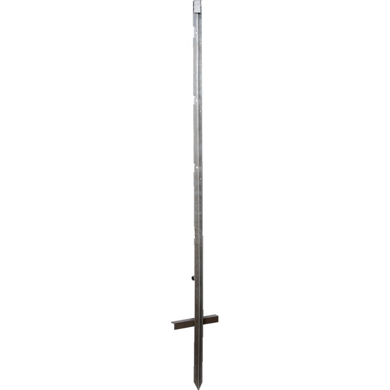 Gallagher Montagepfahl L 185 cm, Stahl, für 4 Haspeln Gallagher 022236 Gallagher
