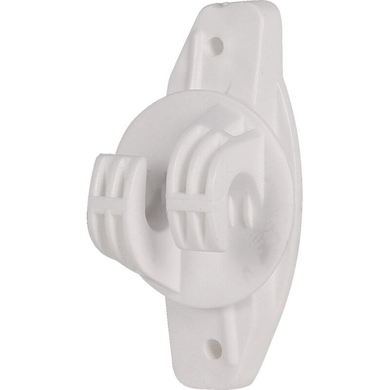 Gallagher W-Isolator für Cord und EquiFence, Weiß, 25 Stück Gallagher 067612 – Sehr starker Isolator für Holzpfähle Gallagher