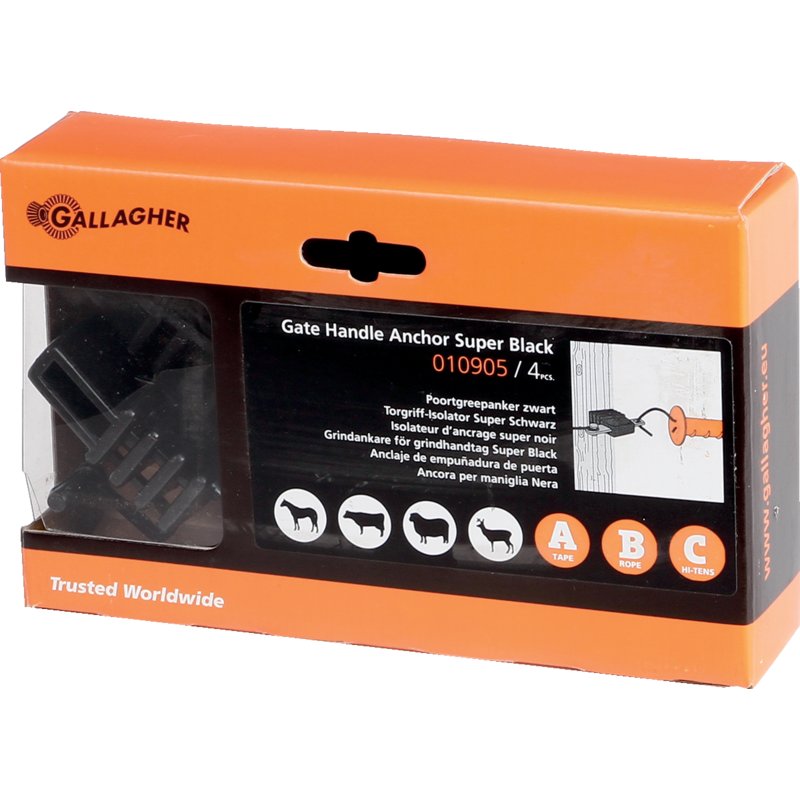 Gallagher Torgriffisolator 2-fach, 4 Stück Gallagher 010905 Gallagher