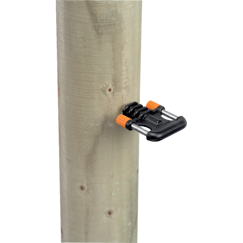 Gallagher 028986 Torgriffisolator – Detailansicht Anschluss für Zaunleitungskabel