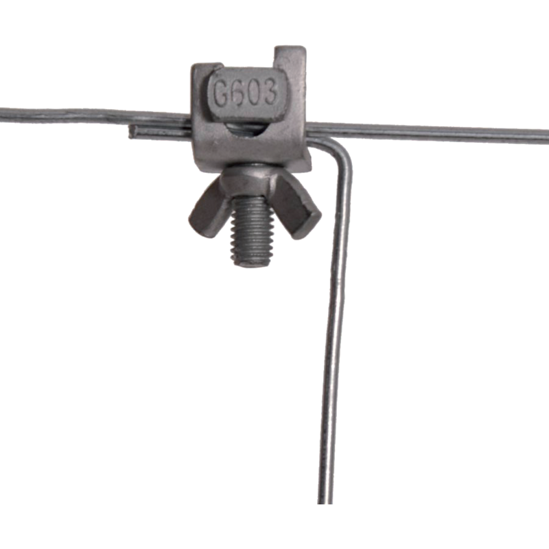 Gallagher Drahtklemme gebogen, mit Flügelmutter, 100 Stück Gallagher 603964 Gallagher