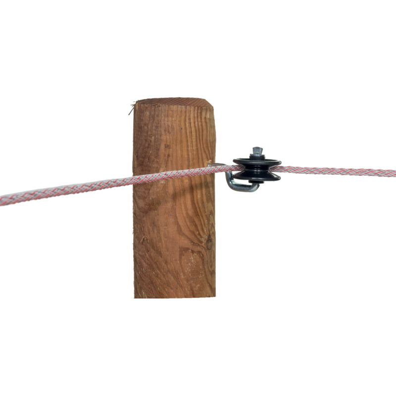 Pulsara Eckisolator mit Holzgewinde, Schwarz, 5 Stück Pulsara 086030 Pulsara