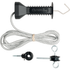 Torset Pulsara 084241 – ausziehbares Torset mit Cord, Torgriff und Ringisolator, schwarzer Kunststoff