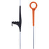 Gallagher Ring-Top-Pfahl L 100 cm, Federstahl, Orange, 10 Stück Gallagher 723136 Gallagher