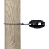 Gallagher Zugisolator Kunststoff, Schwarz, 5 Stück Gallagher 011025 – Kunststoffisolator für Holzpfähle Gallagher
