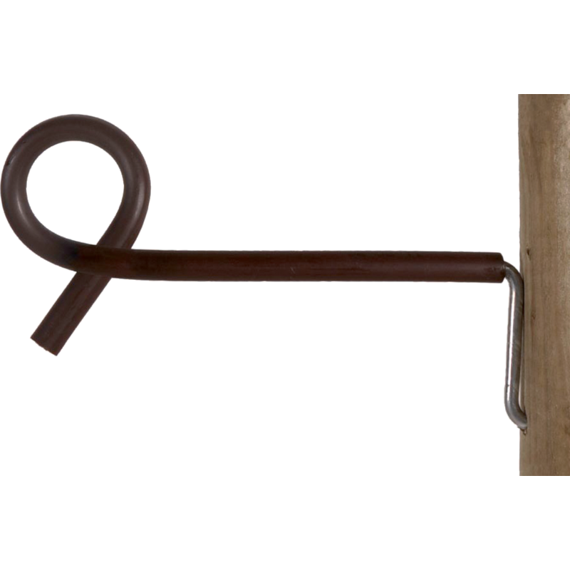 Gallagher Abstandisolator L 17,5 cm, für Holzpfahl, 10 Stück Gallagher 720234 – Abstandisolator mit Ösen Gallagher