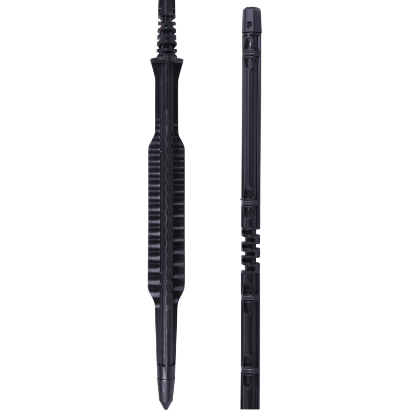 Gallagher Weidezaunpfahl Isolierter Line Post, Kunststoff, Schwarz, L 190 cm, 4 Stück Gallagher 742212 – Gallagher Streckenpfahl (1 Gallagher