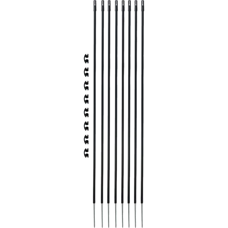 Gallagher Upgrade-Kit 8 Pfähle inkl. Netzclip, Wolfschutz für 90 cm Schafsnetze Gallagher 087464 Gallagher