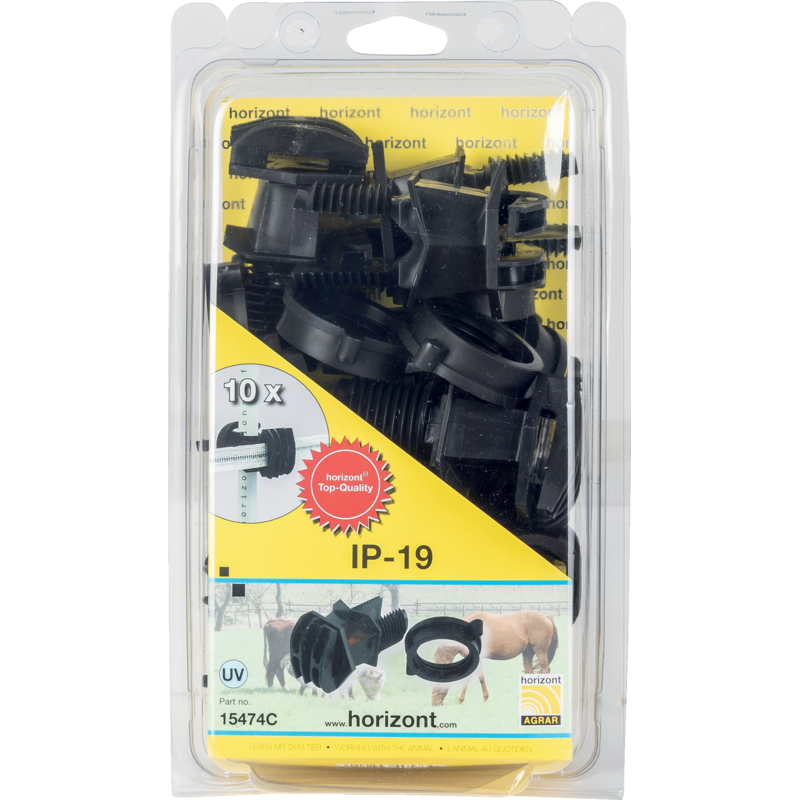 Horizont ip-19 15474C Isolator – Detailansicht Befestigung für Pfähle 7 bis 19 mm