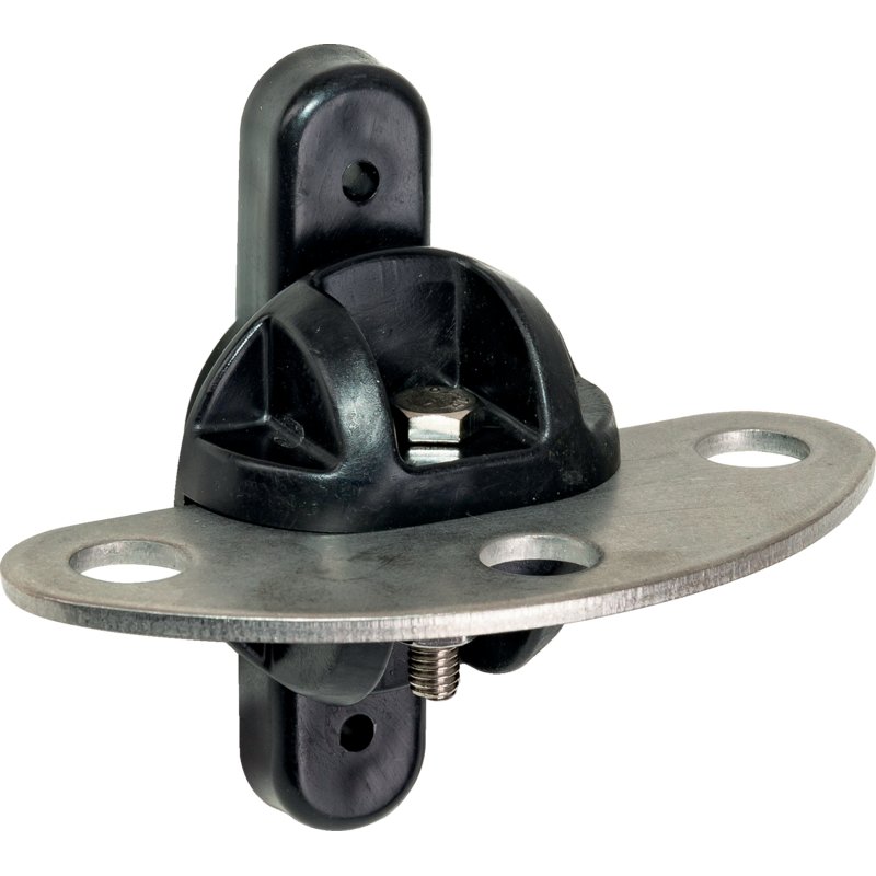 Horizont Torgriffisolator Schwarz, mit Metallplatte, 2 Stück Horizont 15307C Horizont