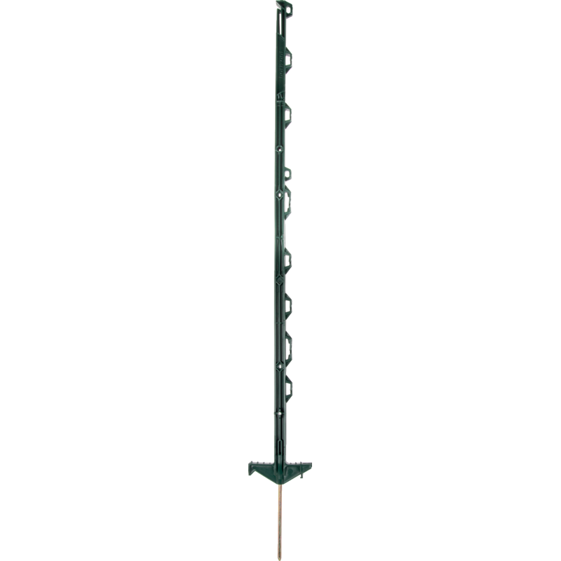 Horizont Weidezaunpfahl ranger, Kunststoff, Grün, L 108 cm, 10 Ösen, 5 Stück Horizont 14380-5GN Horizont
