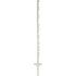 Horizont Weidezaunpfahl ranger, Kunststoff, Weiß, L 108 cm, 10 Ösen, 5 Stück Horizont 14380-5 Horizont