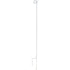 Horizont Weidezaunpfahl Pigtail, Federstahl, Weiß, L 105 cm, mit Ösenisolator, 30 Stück Horizont 141791 14179, 141791 Horizont