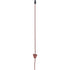 Horizont Weidezaunpfahl Federstahl, oval, Rot, L 105 cm, mit Ringisolator, 25 Stück Horizont 150551 150551, 150552 – Mit Trittblech und Isolator Horizont