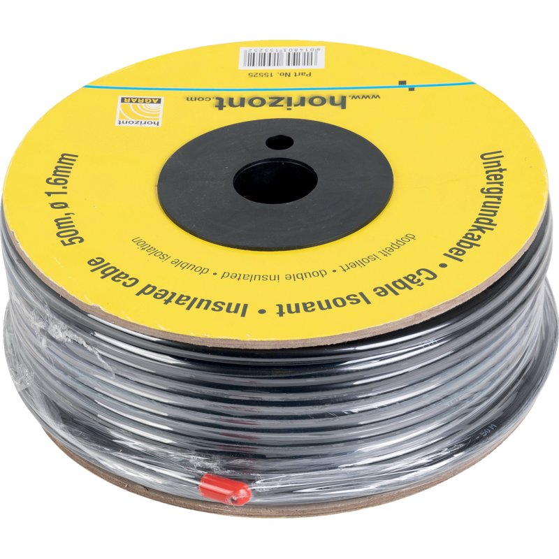 Horizont Erd-/Zuleitungskabel AD 1,6 mm, 50 m Rolle Horizont 15525 Horizont