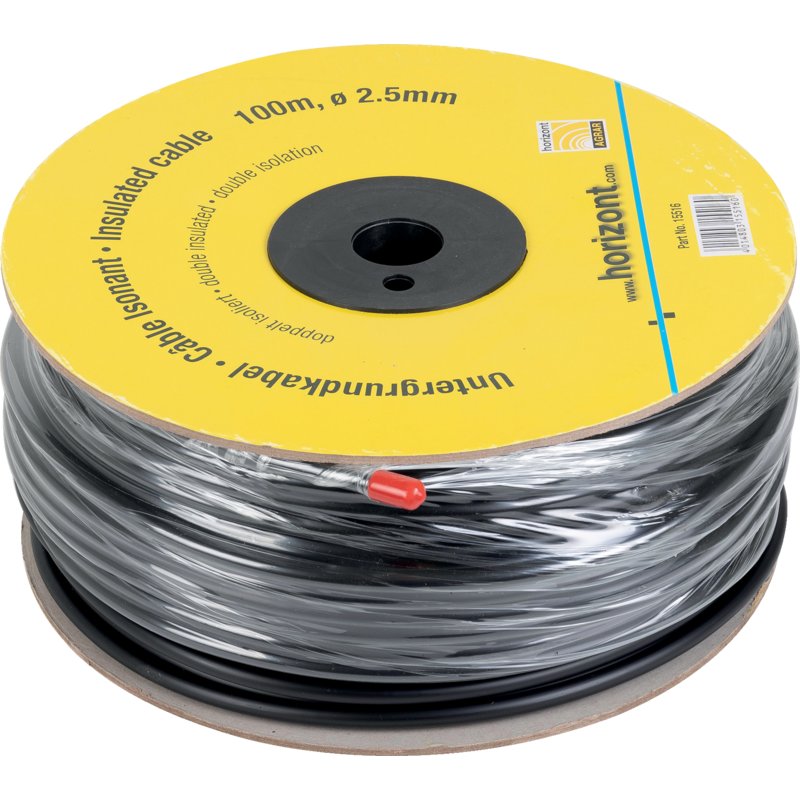 Horizont Erd-/Zuleitungskabel AD 2,5 mm, 100 m Rolle Horizont 15516 Horizont
