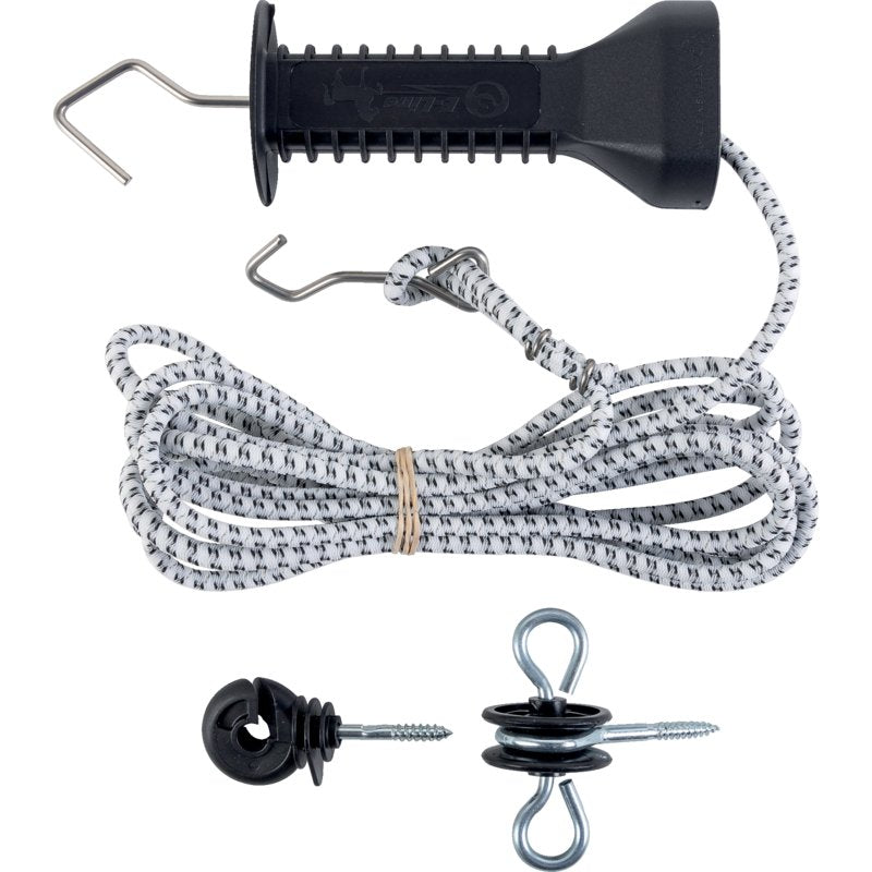 Torgriffset Horizont 15316C mit Torgriff, Gummiseil, Torgriffisolator und Ringisolator