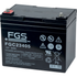 Horizont Weidezaunbatterie Super-Vlies-Akku, 12 V, 34 Ah, inkl. Anschlusskabel Horizont 14501 Horizont