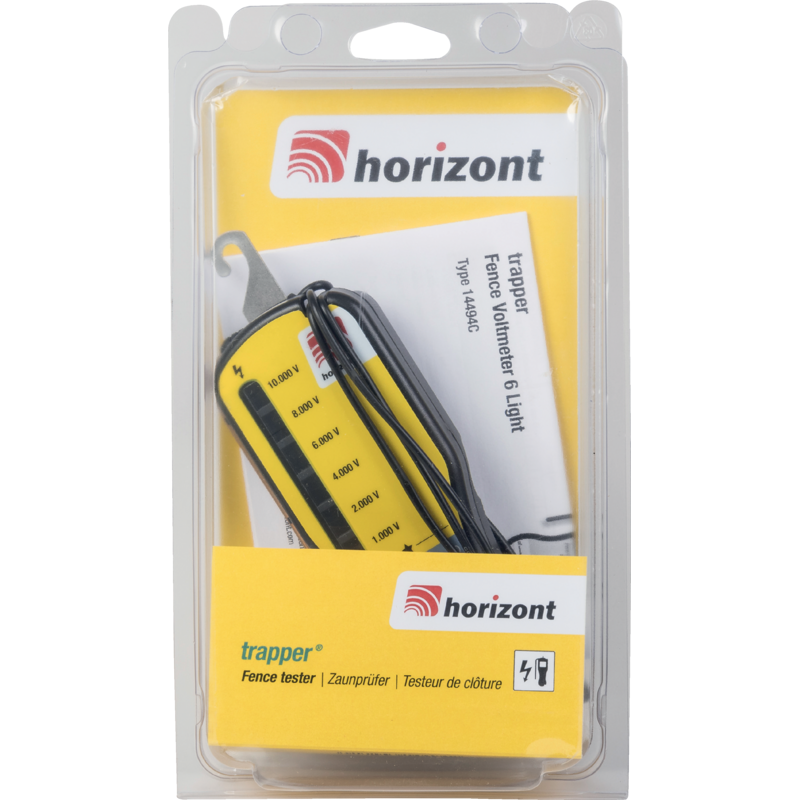 Zaunprüfer Horizont trapper 6 Light 14494C – Detailansicht Erdpfahl mit griffiger Isolierung