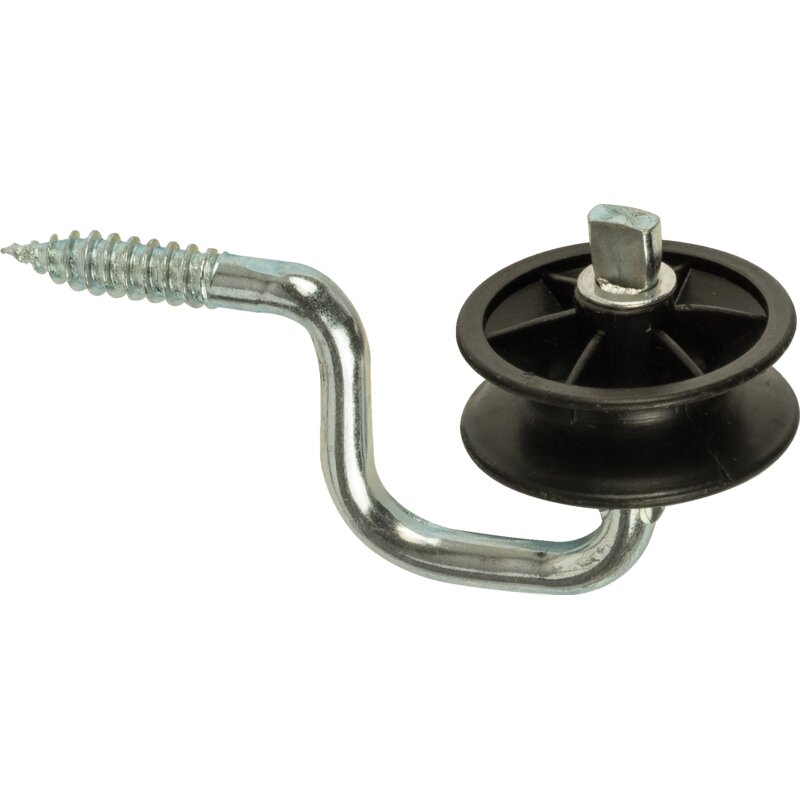 Horizont Seilisolator farmer corner plus, Schwarz, bis 8 mm, 10 Stück Horizont 100121-10 Horizont