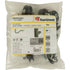 Horizont Seilisolator farmer corner plus, Schwarz, bis 8 mm, 10 Stück Horizont 100121-10 Horizont