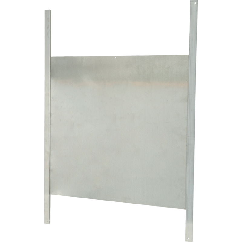 Aluminium-Schiebetür 430 x 400 mm, inkl. Führungsschienen, für Hühnertür