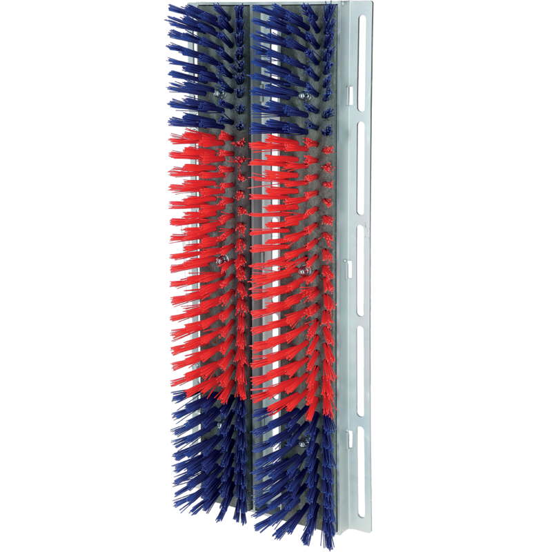 Kratzbürste Bully 30x90 cm verzinkt Bullenmast aus feuerverzinktem Stahl
