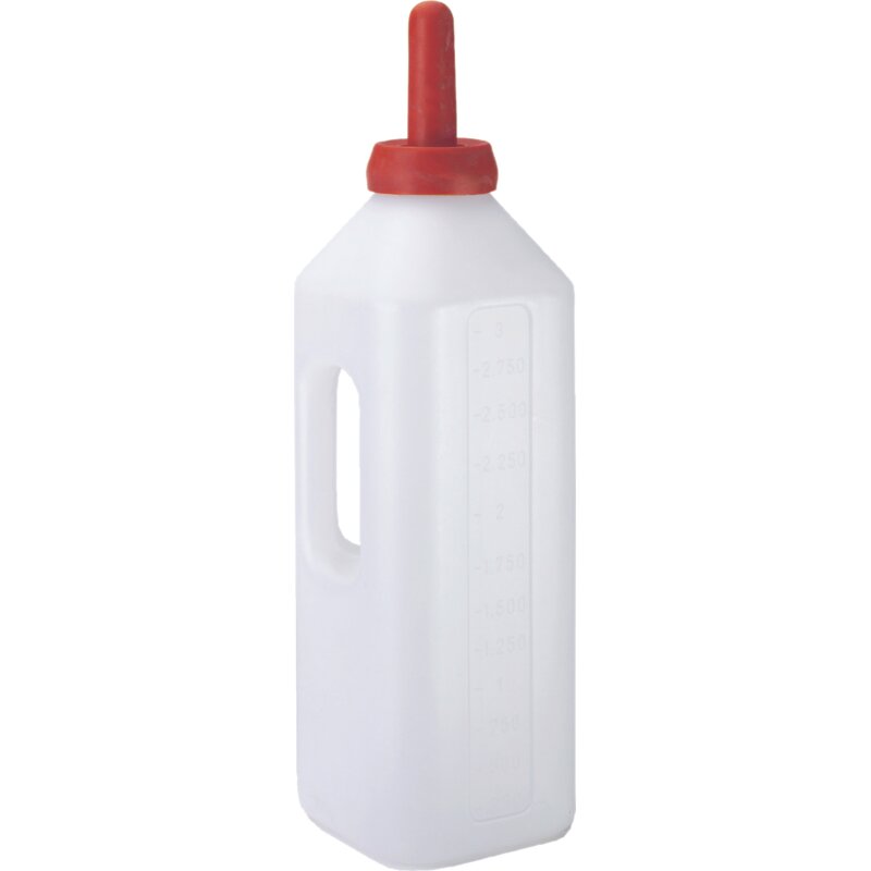 Milchflasche eckig, 3 Liter, skaliert, mit Handgriff GartenShop24 - Hochwertige Gartengeräte