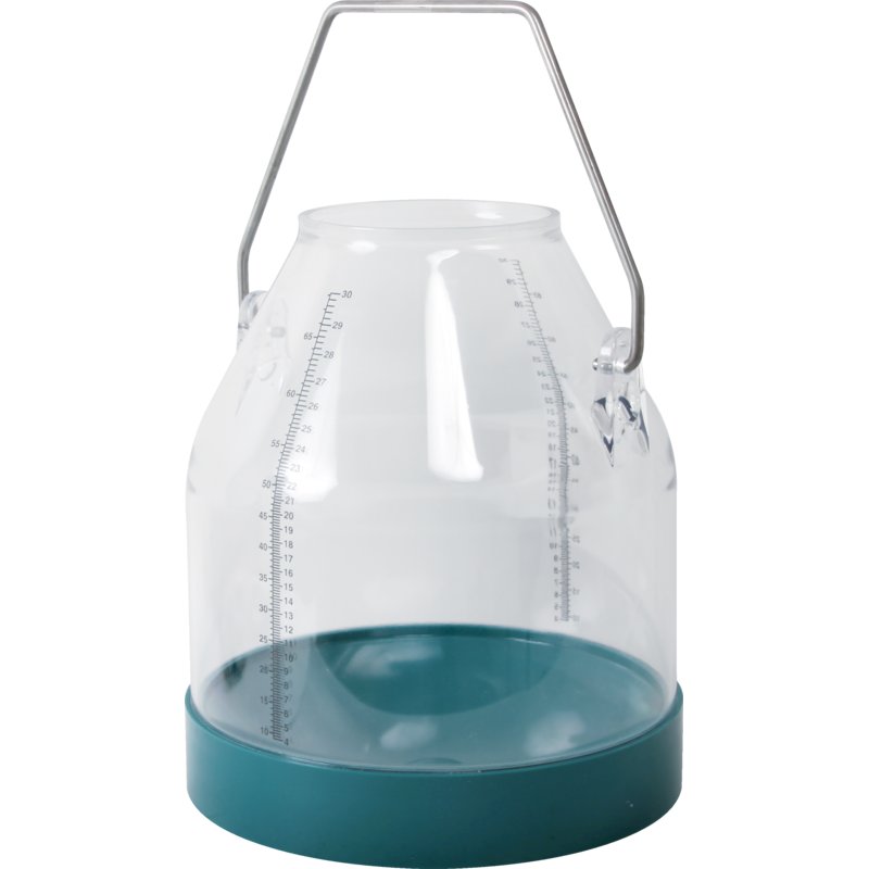 Melkeimer Kunststoff, 30 Liter, Grün-transparent – Vakuumfest GartenShop24 - Hochwertige Gartengeräte