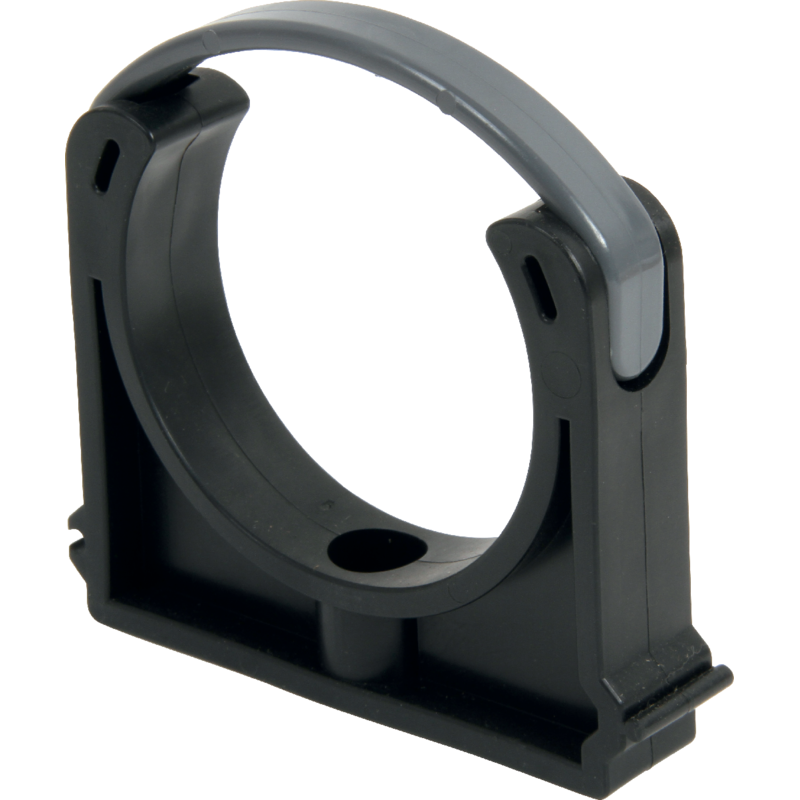 Rohrklemme PVC, für Rohr 90 mm, mit Spange