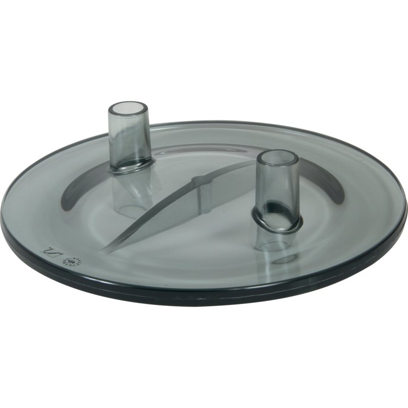 Melkeimerdeckel Kunststoff, mit Anschlussstutzen AD 17 mm – Mit 2 x Anschlussstutzen ID 13 mm GartenShop24 - Hochwertige Gartengeräte