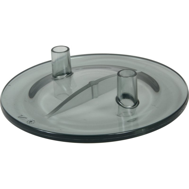 Melkeimerdeckel Kunststoff, mit Anschlussstutzen AD 20 mm – Mit 2 x Anschlussstutzen ID 16 mm GartenShop24 - Hochwertige Gartengeräte
