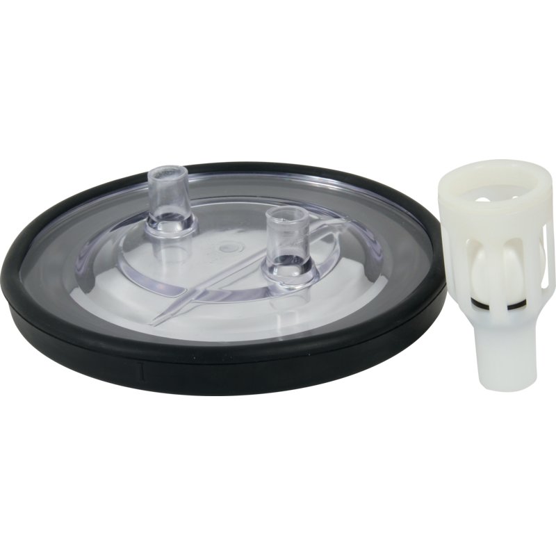 Kunststoffdeckel für 16 mm Schlauch, 2x Stutzen AD 20 mm GartenShop24 - Hochwertige Gartengeräte