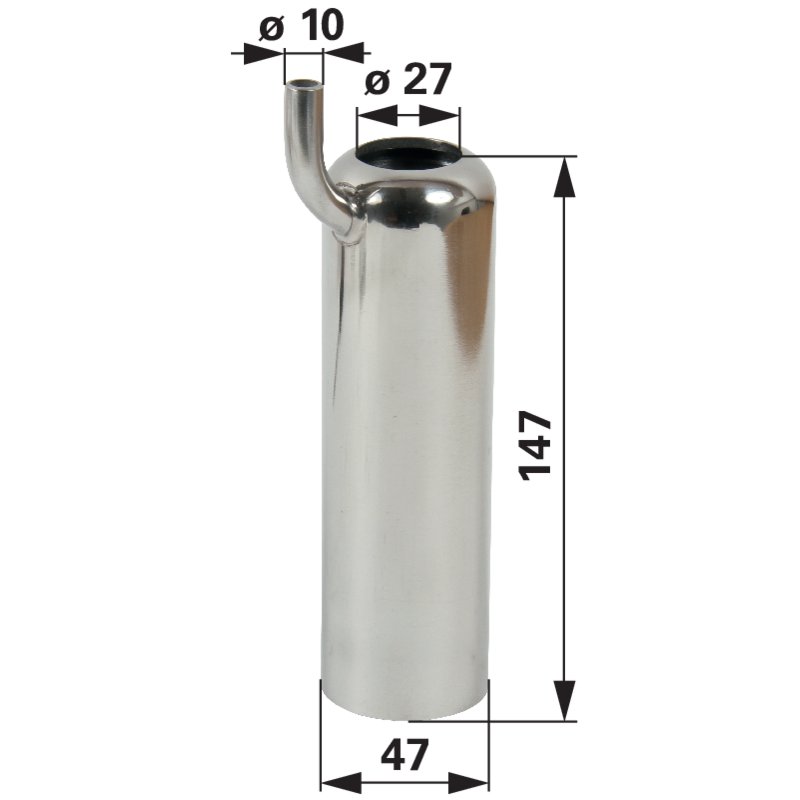 GEA Melkbecherhülse ID 27 x L 147 x S 2,5 mm – 390 Gramm