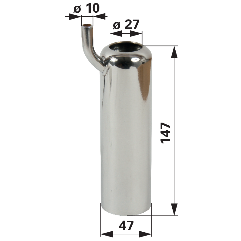 GEA Melkbecherhülse ID 27 x L 147 x S 1,5 mm – 230 Gramm