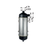 DeLaval Edelstahltank 70 Liter, mit Kunststoffdeckel, Anschluss 76 mm 184001437 DeLaval