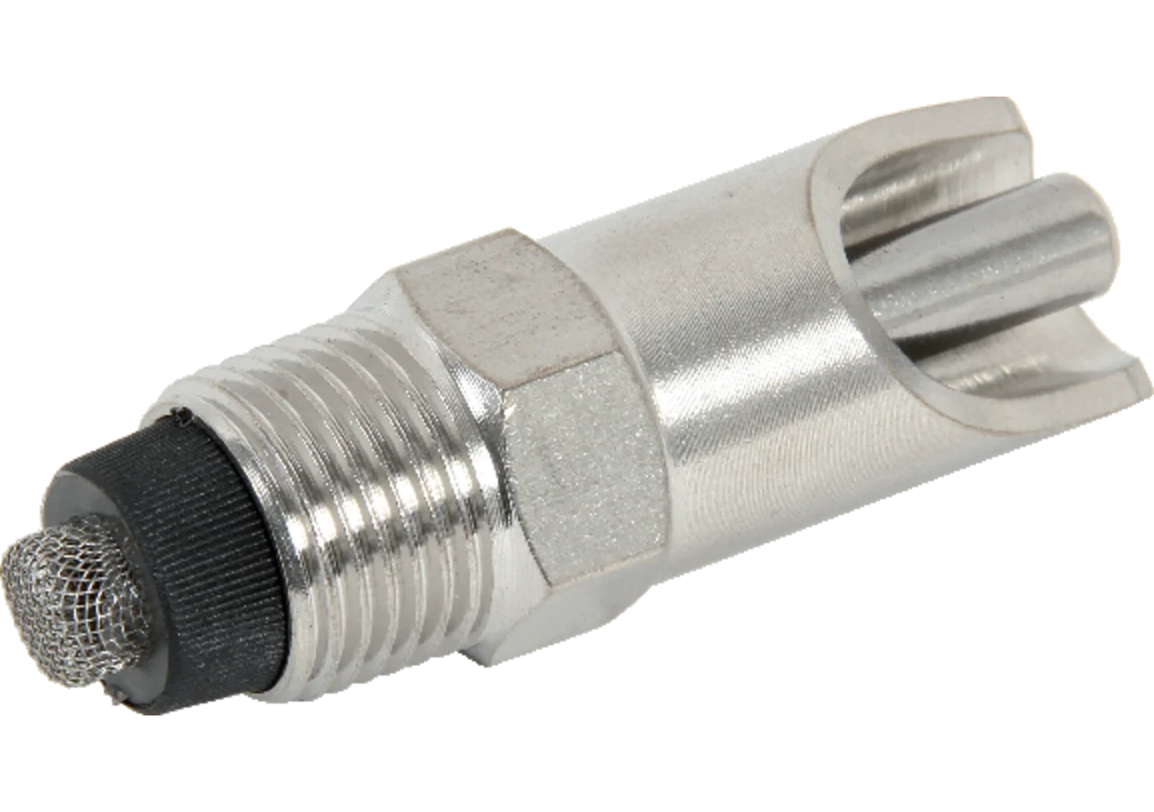 Beißnippel Edelstahl, L 75 mm mit 12 mm Stift, AG 1/2 Zoll GartenShop24