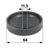 DeLaval Spülteller Gummi, AD 64 mm DeLaval 99941302 00-999413-02 – Zu Spülfinger