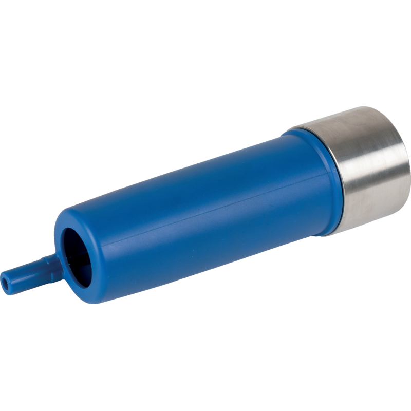 Boumatic Melkbecherhülse Blau, Kunststoff, mit Edelstahlring