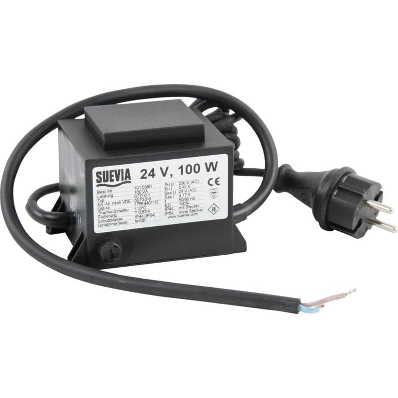 Suevia Transformator 230 V/24 V, 100 W Suevia 101.0380 Suevia