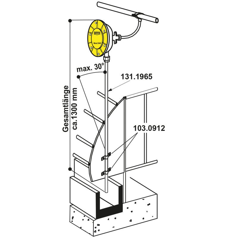 Suevia Vakuumtrogfluter aus Kunststoff, für 1-5 bar Wasserdruck, Modell 940 Suevia 130.0940 – Automatischer Wasserzulauf Suevia