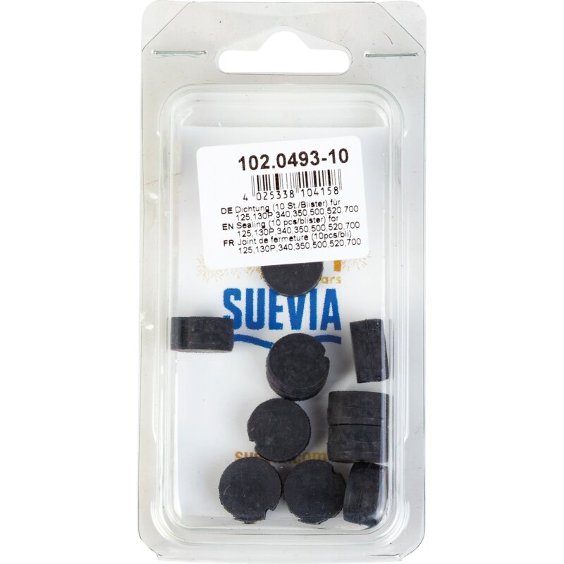 Suevia Dichtungen für Ventilkolben 00714596, 10 Stück Suevia 102.0493-10 Suevia