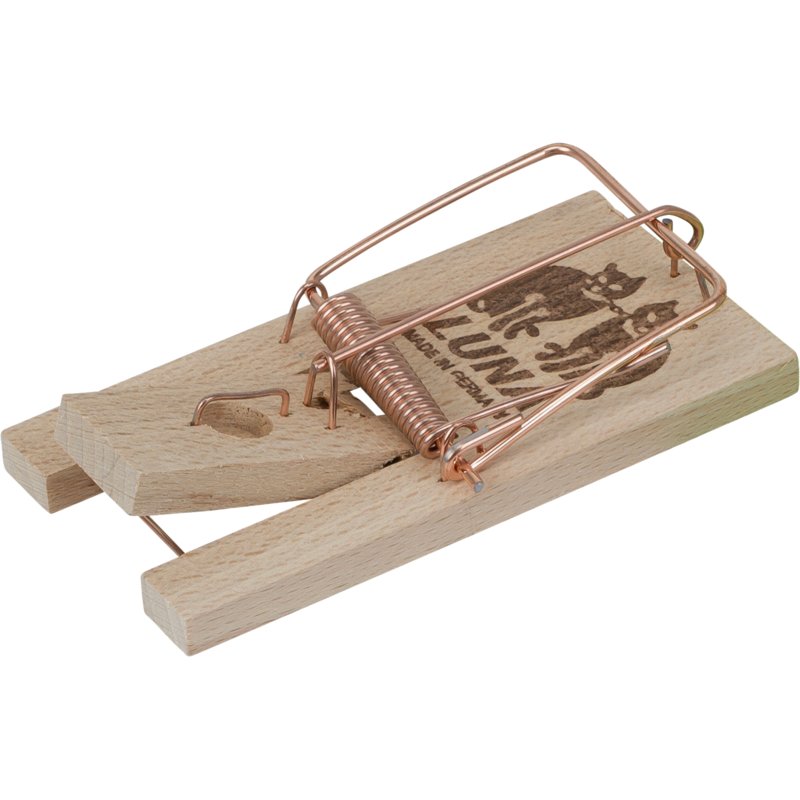 Mausefalle mit Holzauslöser, im Blister mit 2 Stück GartenShop24 - Hochwertige Gartengeräte