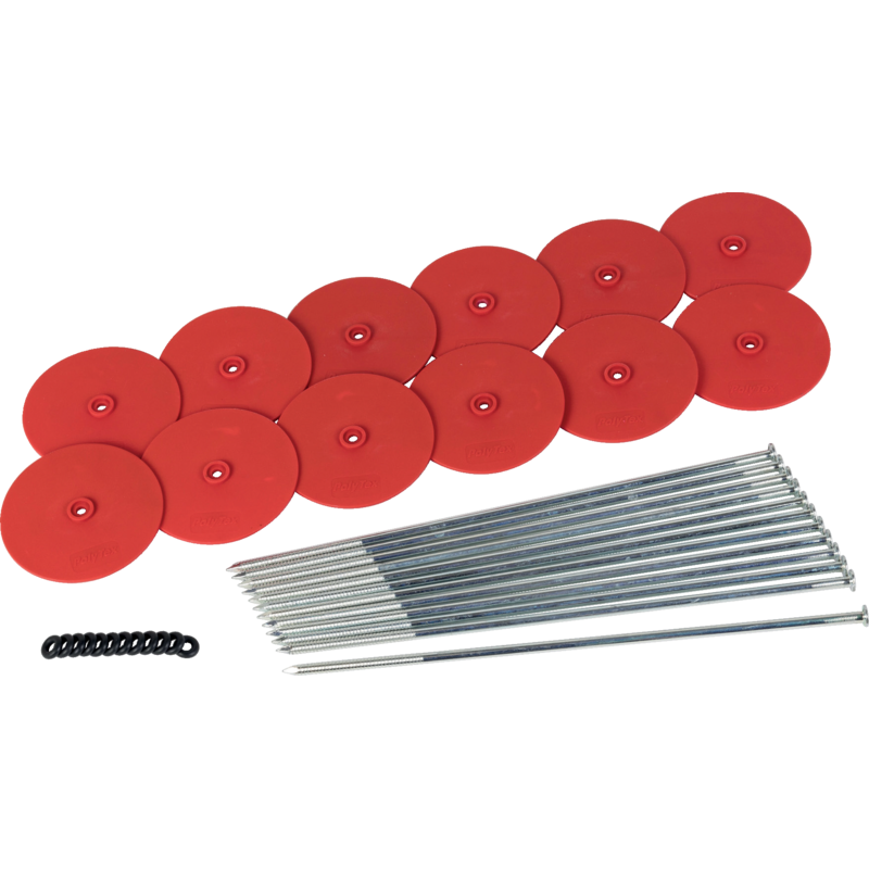 Befestigungsnägel mit Metallstift, 12 Stück PolyTex GartenShop24 - Hochwertige Gartengeräte