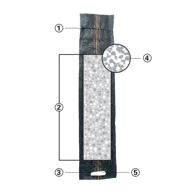 Silosack mit Zugband und Griff, 27 x 120 cm – Bildbeschreibung:1 GartenShop24 - Hochwertige Gartengeräte