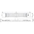 Halogen-Infrarotheizstrahler 1,8 kW 230 V IP55 – Detailansicht Schalter und Kabel