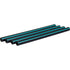 Luftschlauch-Set Gummi, AD 13 x ID 7 mm, grüner Streifen, L 230 mm